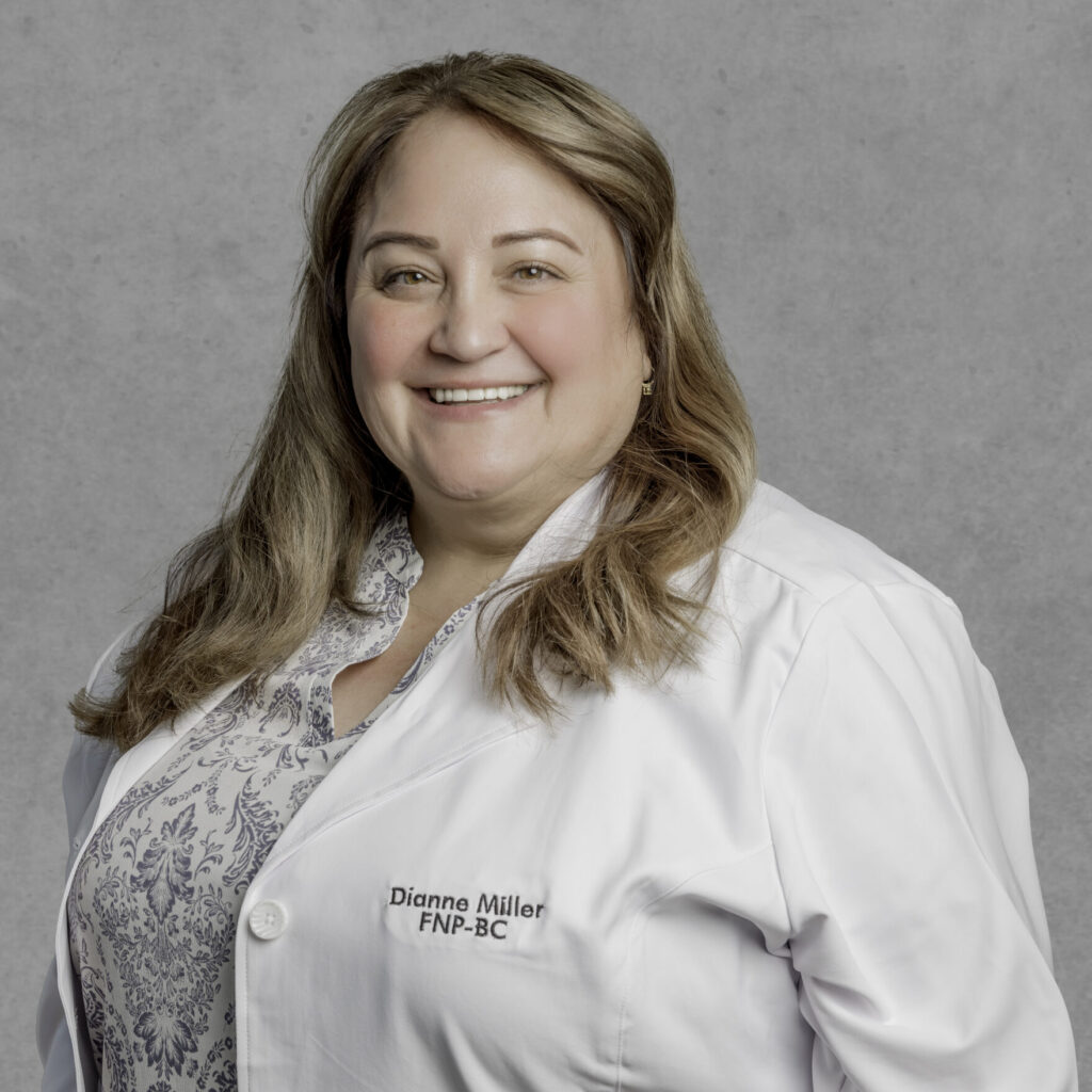 Dianne Miller, FNP-BC is a trusted provider at Optima Medical, specializing in preventive care and family medicine.